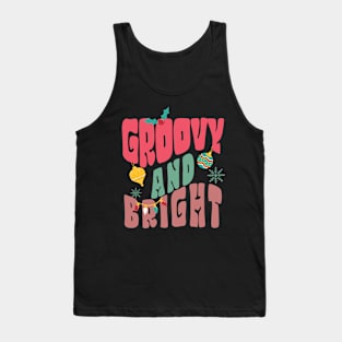 Groovy And Bright Text Tank Top